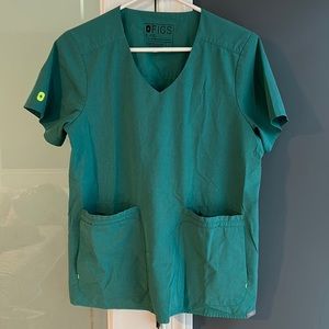 Figs Women’s Size Small Marine FIONe.a.c. Lekei- Four-Pocket Scrub Top
